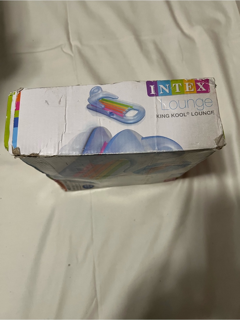 Intex Rainbow King Kool Inflatable Lounge - Blue - Picture 9 of 10